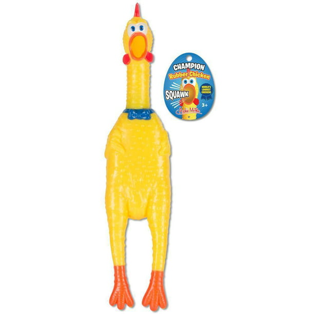 7 Inch Stretchy Rubber Chickens Rhode Island Novelty 